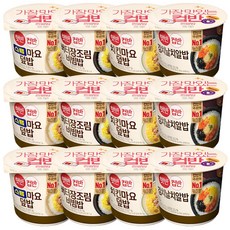 햇반컵반 스팸마요덮밥 219g + 치킨마요덮밥 233g + 버터장조림비빔밥 216g + 김치날치알밥 188g, 1세트