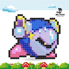 디폼블럭 8mm 게임 캐릭터 커비 포켓몬 마리오 도안 세트, 2-19.다크3, 1개