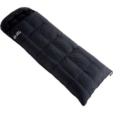 코지모해 프라임 구스 침낭 겨울 캠핑 백패킹 동계, 블랙, 1개