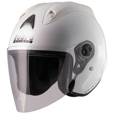 LUBRO RACE TECH Final Edition 3/4罩安全帽, 珍珠白