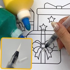 미술용 수채화 워터브러쉬 소형 물붓펜