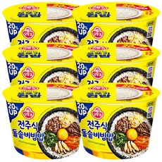 오뚜기 즉석 컵밥 전주식 돌솥비빔밥, 233g, 6개