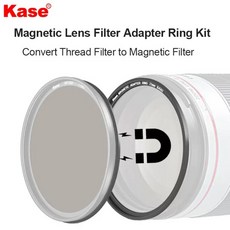 필터 및 Kase 어댑터 스레드 마그네틱 변환 렌즈 필터마그네틱 키트 링 필터, [06] 82mm, [02] Ring for Filter