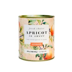 웰루츠 살구 하프컷 통조림, 820g