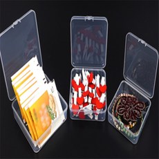 조안나 초이스 투명사각케이스 8.5~10.5cm 미니수납함, 10.5cm