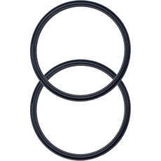 2팩 - 20온스 및 10온스 교체 고무 뚜껑 링 3.3인치 직경 개스킷 씰 절연 스테인리스 스틸 텀블러용 블랙 예티 오자크 트레일 비스트 유명 브랜드에 맞습니다, 2 - Black Rubber