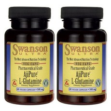 SWANSON 斯旺森 Ultra AjiPure L-谷氨酰胺素食膠囊 500mg, 60 件, 2個