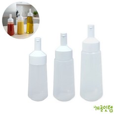 개굴잇템 원터치 소스병 화이트 원터치소스통250 원터치소스통 케찹병, (소)250ml