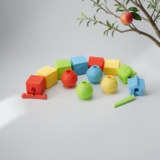 HM 말랑말랑한 재질 창의력장난감 소근육발달놀이, 혼합색상, 12개
