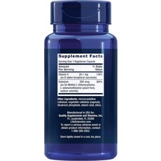 라이프익스텐션 셀레늄 비타민E 루틴 항산화 정제 2통, 1회분, 1개