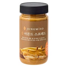 정미소 100% 순 아몬드버터 스프레드, 1개, 275g