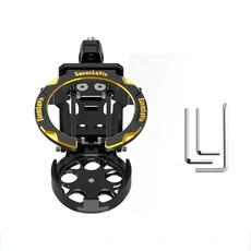 혼다 새끼 CC110에 적용 가능 수정된 액세서리 접이식 워터 컵 홀더 친칠라 물병 주전자, 02 금, 1개