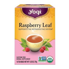 Yogi 우먼스 라즈베리 잎 차 16개입 1세트