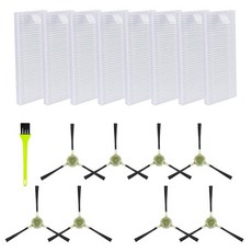 M210 필터 교체용 브러시 부품: 레판트 OKP K2 K3A K4 K5 M210S M210B 액세서리 측면 스윕 HEPA 크기 5.0 * 1.9 인치, 17 PACK