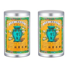 교토 잇포도 방천 센차 호센 녹차 잎차 티캐디, 2개