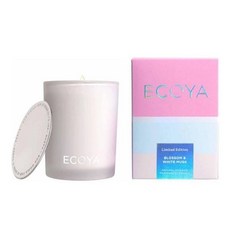 ECOYA 禮味 2022春/夏限定香氛蠟燭400g (無花果 紫羅蘭和香根草 青檸胡椒 繁花和白麝香)，澳洲香氛，居家香氛首選, 1個, 繁花和白麝香
