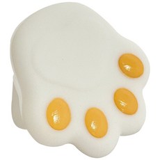 貓爪桌角防撞矽膠保護套 居家安全防護, 1個, 白色,爪心