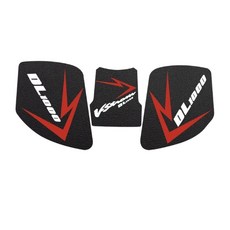 OD 스즈키 호환 브이스트롬1000/DL1000 튜닝 연료탱크 미끄럼방지 탱크데칼 스티커 2017-2021, 레드, 1개