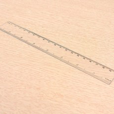 투명 플라스틱 자 학용품 문구용품 제도용 측정도구 사무실 학교 직선자 눈금자, 1개, 상세페이지 참조