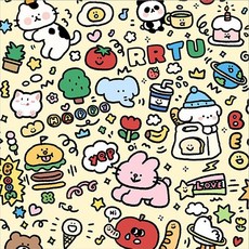 懶懶喵寵物固定布 修剪指甲嬰兒適用多功能包貓布 寵物包裹布 貓咪固定布 魔術布, 塗鴉90*90cm(適合13kg以下), 1個