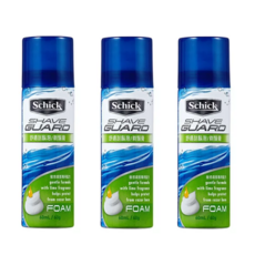Schick舒適牌 刮鬍泡 剃鬚膏 敏感膚質專用, 3個, 60ml