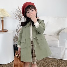Crystalhouse 女孩春季秋季季節圓形卡拉夜外套[750]
