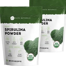 Kate Naturals 케이트 내추럴 스피루리나 파우더 미국 직배송 227g 2개
