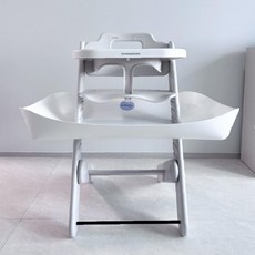 도노도노 맘마존 호환 하이체어 푸드캐처 캐치 자기 주도 이유식 필수템 턱받이 방수, 화이트
