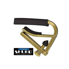 SHUBB C1b-Original 經典金色黃銅 吉他移調夾 音準穩定 操作簡便, 1個