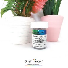 셰프마스터 지용성 파우더 식용색소 3g, 07. powder black
