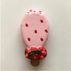 수제 그린 딸기 밀크 초콜릿 아이스크림 냉장고 자석 관광 기념품 스티커 선물, 9. 019