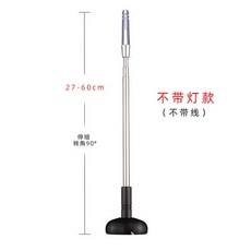 東方儲運 車載伸縮式三節式旗杆 天線改裝國旗杆 汽車裝飾天線 車用導盲天線 汽車百貨, 黑色27-60CM, 1個