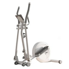 접이식 일립티컬 머신 스텝밀 전신 운동 기구 유산소, C. 화이트 16단 마그네트론-10KG 휠