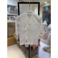 [압소바] 여름 50% /출산용품의 기본 배내저고리 /한여름 입기 좋은 얇은원단의 제품 /부드럽고 시원한 뱀부 원단*하링뱀부배냇저고리*