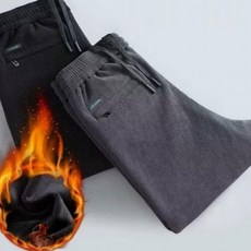 남성 겨울 코듀로이 기모 팬츠 편안한 밴딩 일자형 XL 2XL