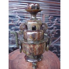 小o結緣館 仿古傢俱 福祿壽喜香爐擺飾20x14x30(一對)(快速到貨專區), 1個