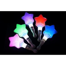 發光派對屋 LED星星螢光棒 加油棒 演唱會 派對應援 螢光棒, 橙, 1個