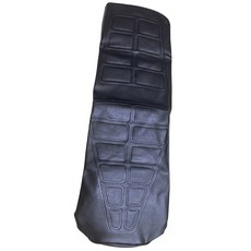 호환 스즈키 GN250 Wangjiang 바이크 오토바이 플랫 시트 쿠션 패드 커버 PU 블랙 방수 바이크 오토바이, 한개옵션0, 1개