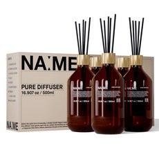 나메 대용량 프리미엄 디퓨저 스틱 세트, 5개, 500ml, 프리지아