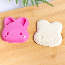 토끼 샌드위치틀 모양 식빵틀 소풍 도시락꾸미기 토스트 샌드위치틀 L345, 단품, 단품