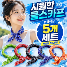 옹핏 아이스 쿨스카프 냉스카프 5개 세트