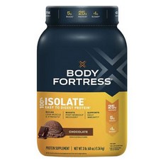 Body Fortress 分離式乳清蛋白粉 巧克力風味, 1個, 1.36kg