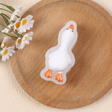 [이브닝메종] 엎드린 오리 실리콘 몰드, 오리 FA1