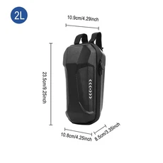 전면 보관 가방 하드 쉘 전기 스쿠터 방수 스케이트 보드 핸들 벽걸이 걸이형 케이스, 1. 2L