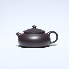 宜興紫砂壺 寒江 老紫泥, 1個, 深紫色