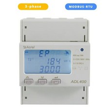 Acrel 3상 요금제 미터 ADL400/FC 디지털 kwh 와트 전력 모니터링용, 5A input