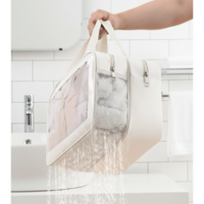 메종드닷 젖은 옷 완벽분리 방수 가방, 화이트