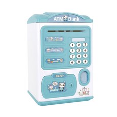 공유라이프 ATM 지문인식 저금통, 블루