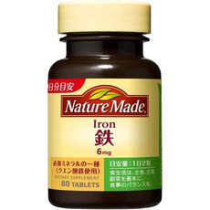 Nature Made 萊萃美 鐵補充錠 6mg, 1罐, 80顆