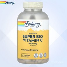 솔라레이 아스코르빈산 버퍼드비타민C 1000 비타민씨 아스코르브산 1000mg, 1개, 360정